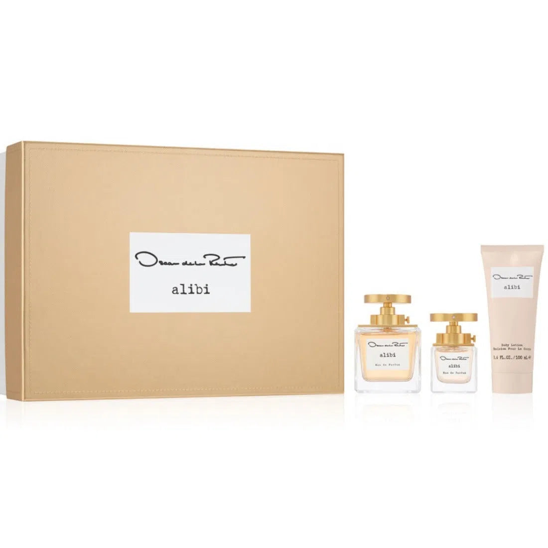 Estuche Oscar De La Renta Oscar Alibi EDP (W) / 3 Pc SP 100 ml; BL 100 ml; Mini - 085715592453- 1 - Prive Perfumes Honduras