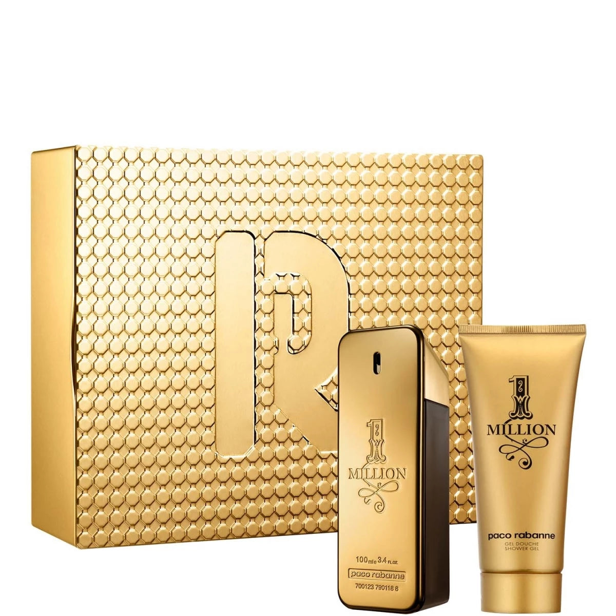 Estuche Paco Rabanne 1 Million EDT (M) / 2 Pc SP 100 ml; SG 100 ml - 3349668628131- 1 - Prive Perfumes Honduras