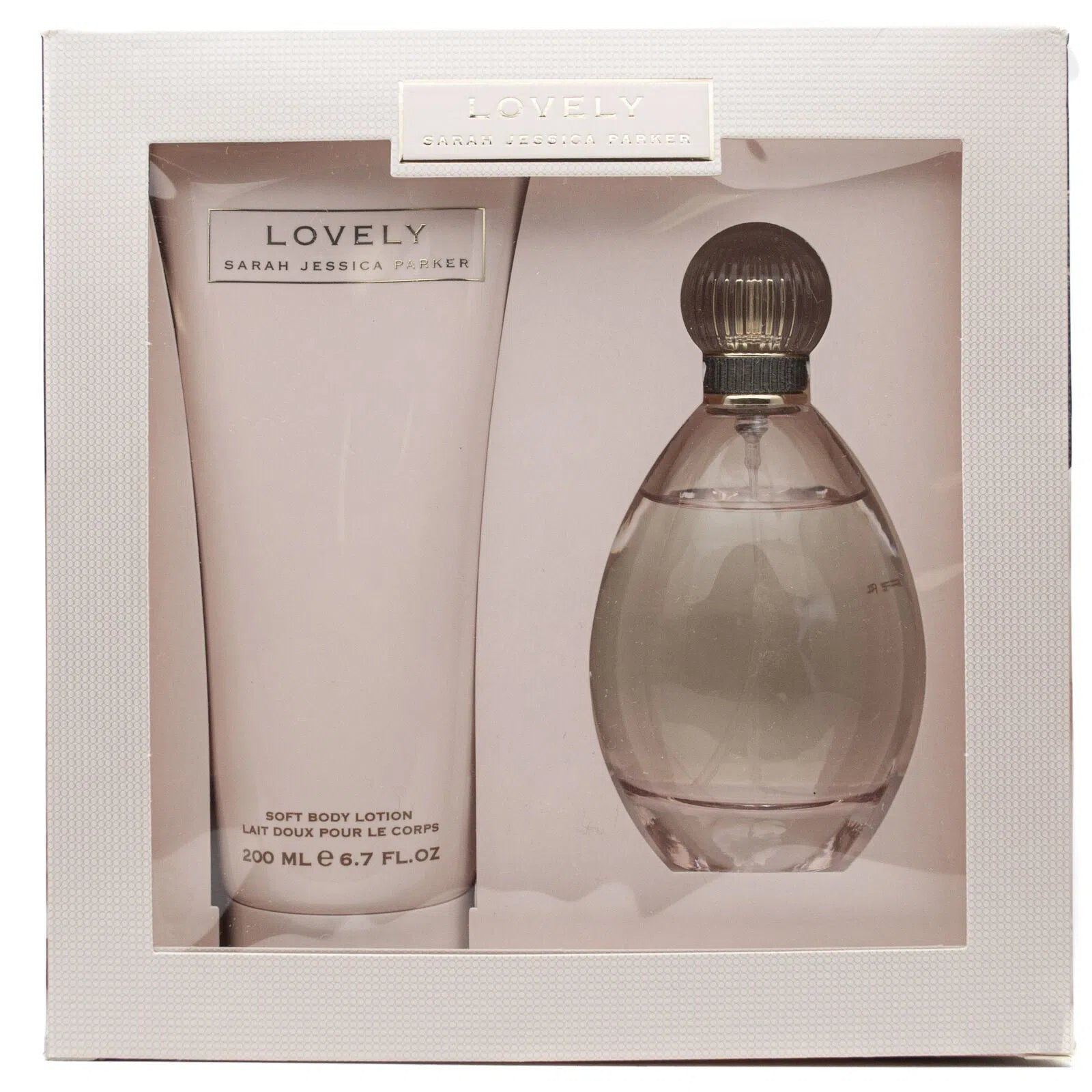 Estuche Sarah Jessica Parker Lovely EDP (W) / 2 Pc SP 100 ml; BL 200 ml - 5060426158599- 1 - Prive Perfumes Honduras