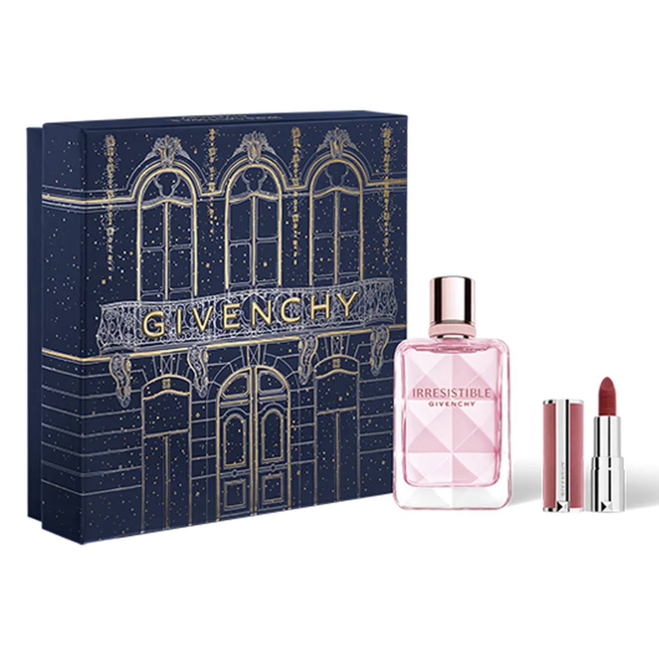  Givenchy Irresistible EDP (W) / 2 Pc SP 50 ml; Mini Lipstick 1.5 g - 3274872473461- 1 - Prive Perfumes Honduras