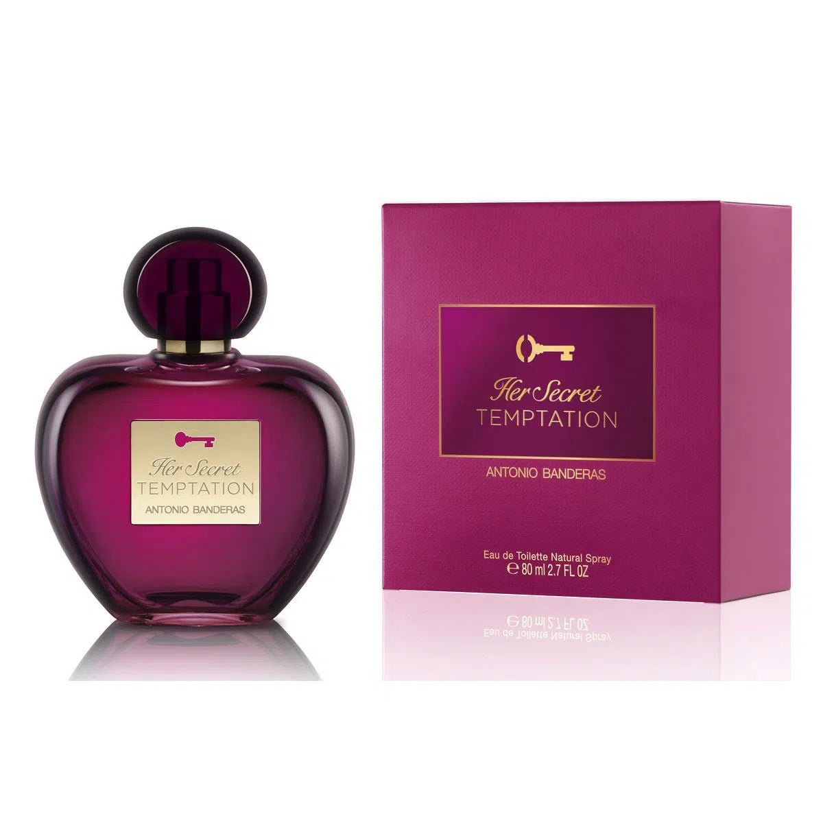 Perfume Antonio Banderas Her Secret Temptation EDT (W) / 80 ml - 8411061860410- 1 - Prive Perfumes Honduras