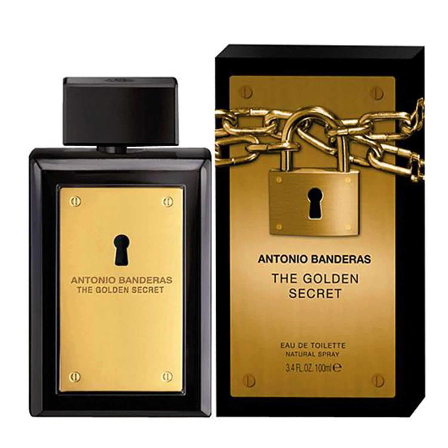 Perfume Antonio Banderas The Secret Golden EDT (M) / 100 ml - 8411061722756- 1 - Prive Perfumes Honduras