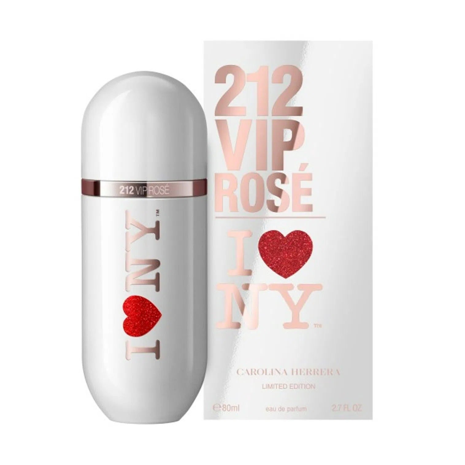 Perfume Carolina Herrera 212 VIP Rose I Love NY EDP (W) / 80 ml - 8411061056677- 1 - Prive Perfumes Honduras