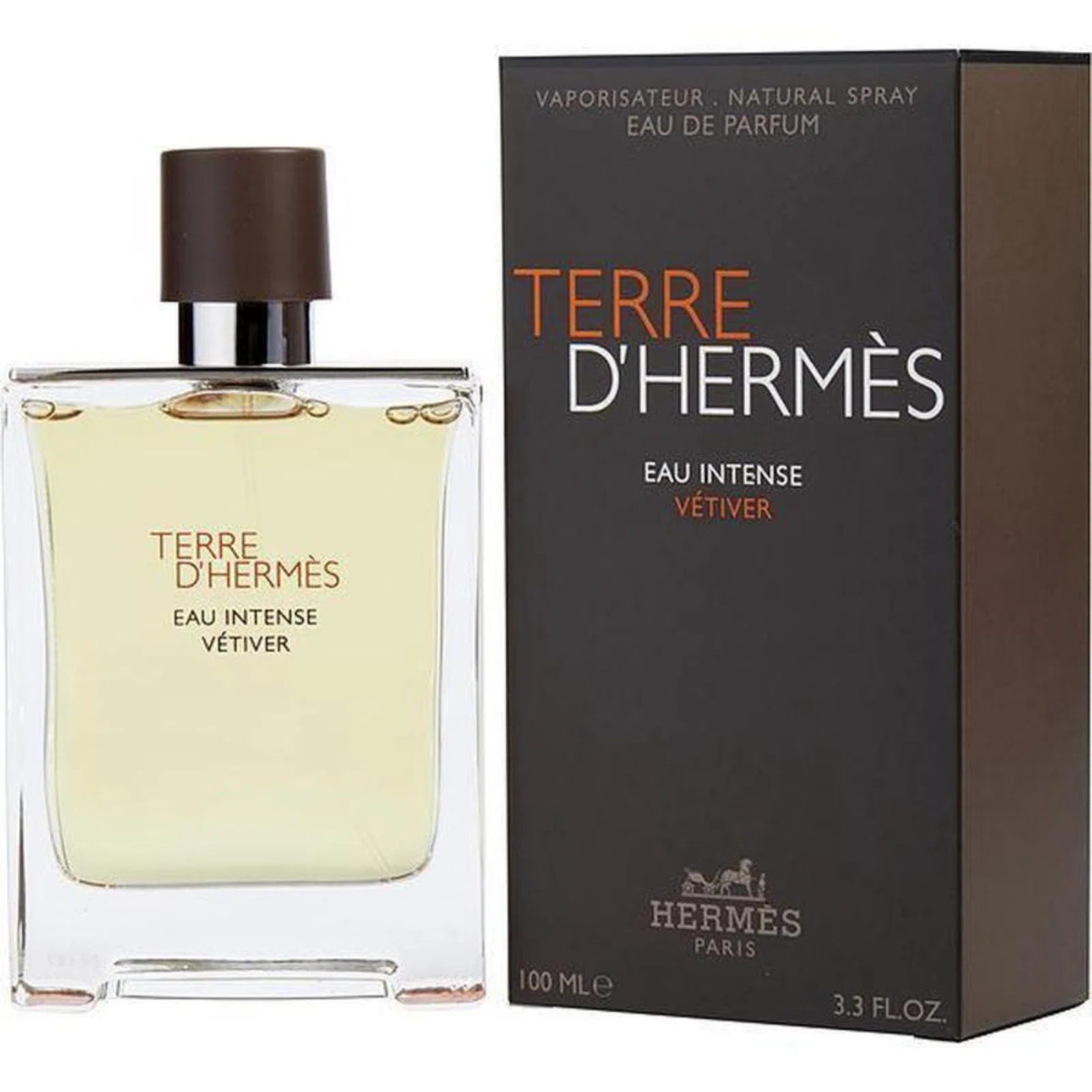 Perfume Hermès Terre D'Hermes EAU Intense Vetiver EDP (M) / 100 ml - 3346131431434- 1 - Prive Perfumes Honduras