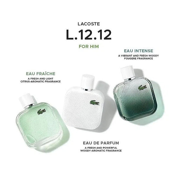 Perfume Lacoste L.12.12 Blanc Eau Intense EDT M 100