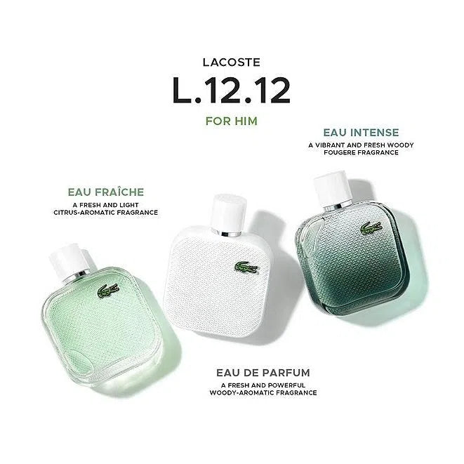 Perfume Lacoste L.12.12 Blanc - Eau Intense EDT (M) / 100 ml - 3616303459895- 4 - Prive Perfumes Honduras