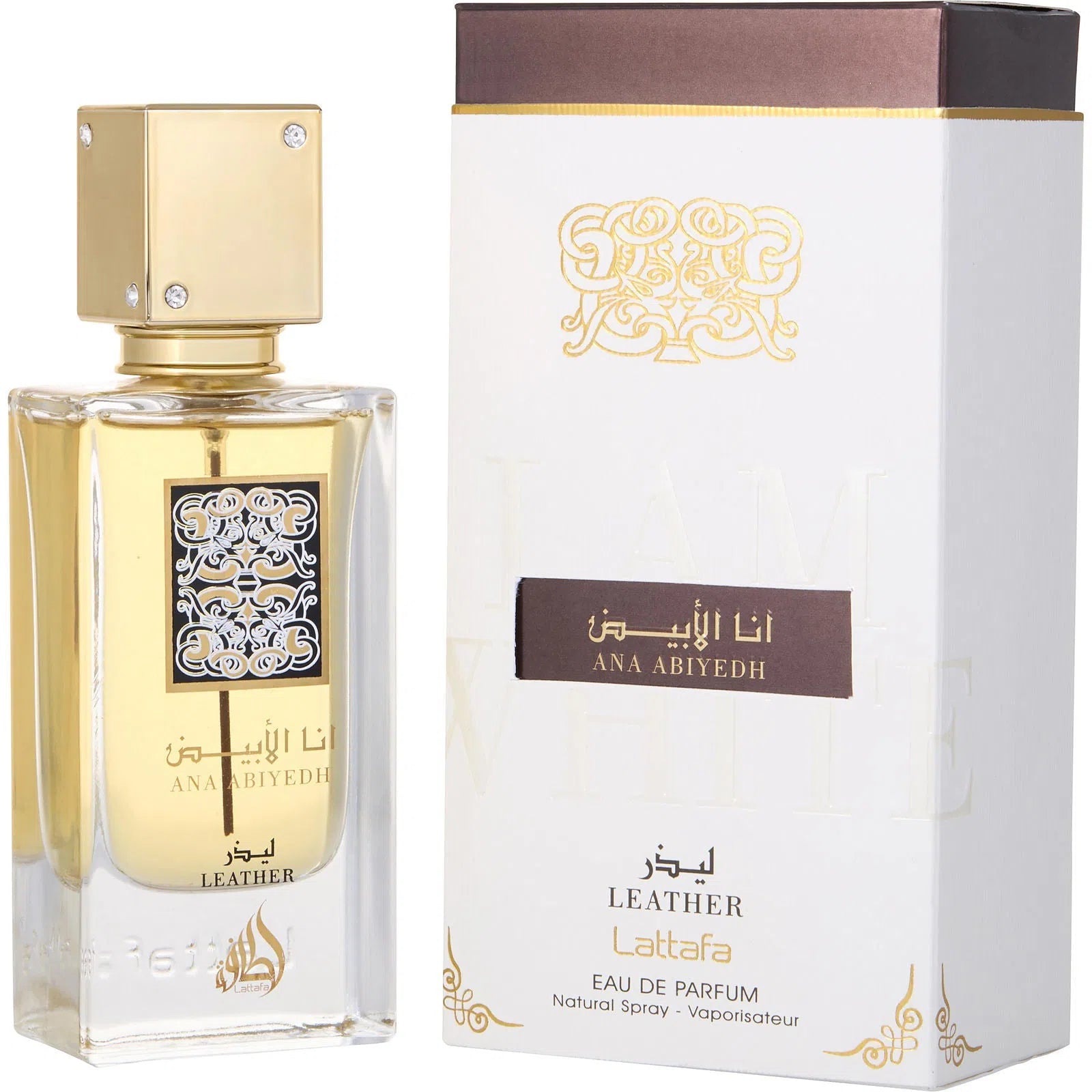 Perfume Lattafa Ana Abiyedh Leather EDP (U) / 60 ml - 6291107454429- 1 - Prive Perfumes Honduras