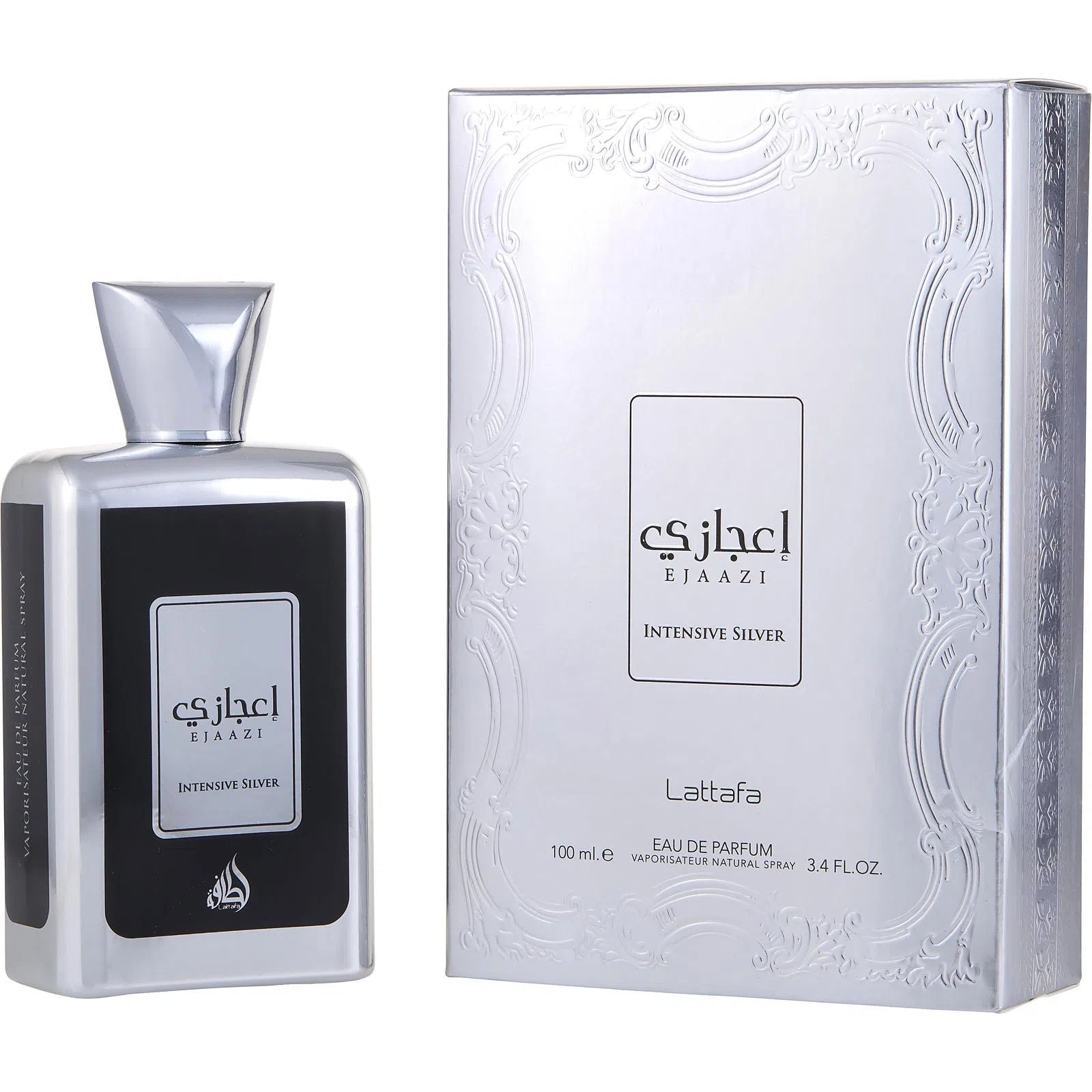 Perfume Lattafa Ejaazi Intensive Silver EDP (U) / 100 ml - 6291108734032- 1 - Prive Perfumes Honduras