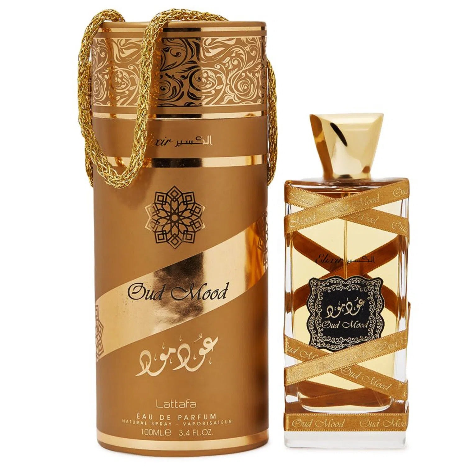 Perfume Lattafa Oud Mood Elixir EDP (U) / 100 ml - 6291106068177- 1 - Prive Perfumes Honduras