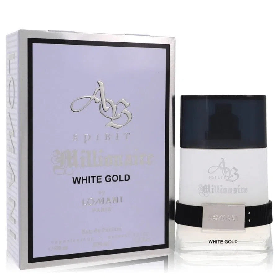 Perfume Lomani AB Spirit Millionaire White Gold EDP (M) / 100 ml - 3610400037185- 1 - Prive Perfumes Honduras