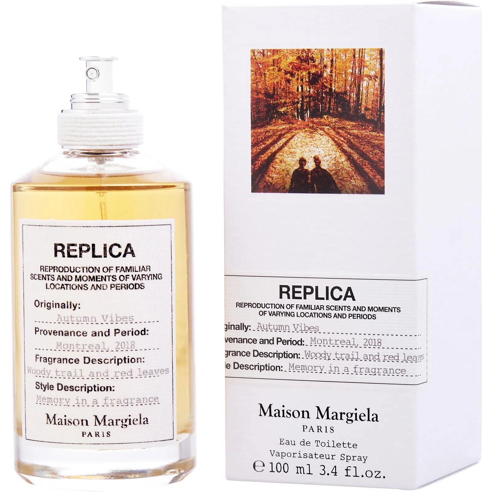 Perfume Maison Margiela Replica Autumn Vibes EDT (U) / 100 ml - 3614273074186- 1 - Prive Perfumes Honduras