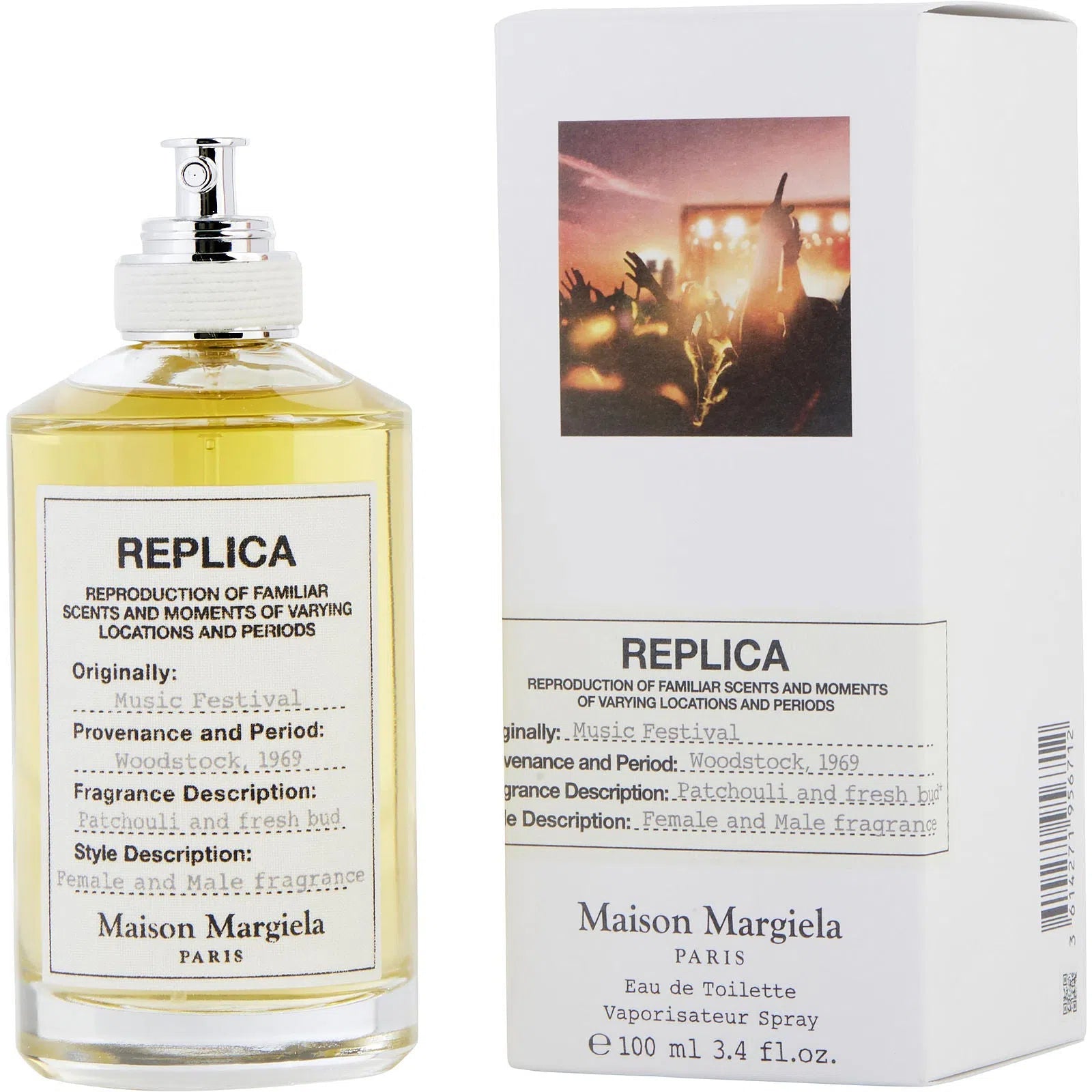 Perfume Maison Margiela Replica Music Festival EDT (U) / 100 ml - 3614271956712- 1 - Prive Perfumes Honduras