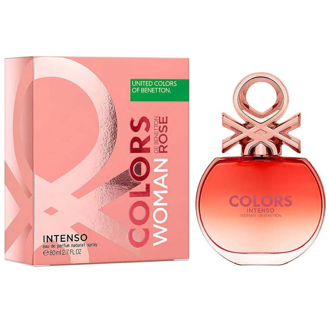 Perfume United Colors of Benetton Woman Rose Intenso EDP (W) / 80 ml - 8433982020629- 1 - Prive Perfumes Honduras