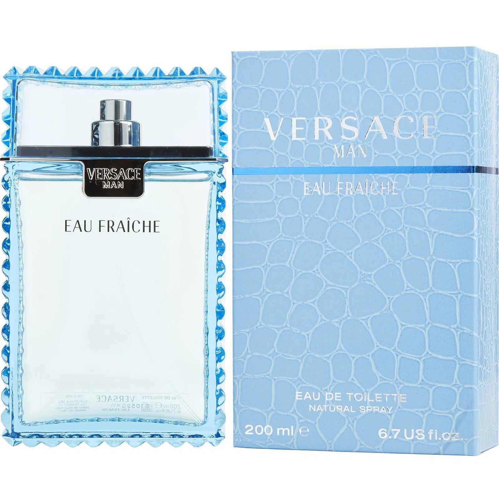 Perfume Versace Man Eau Fraiche EDT (M) / 200 ml - 8011003803132- 1 - Prive Perfumes Honduras