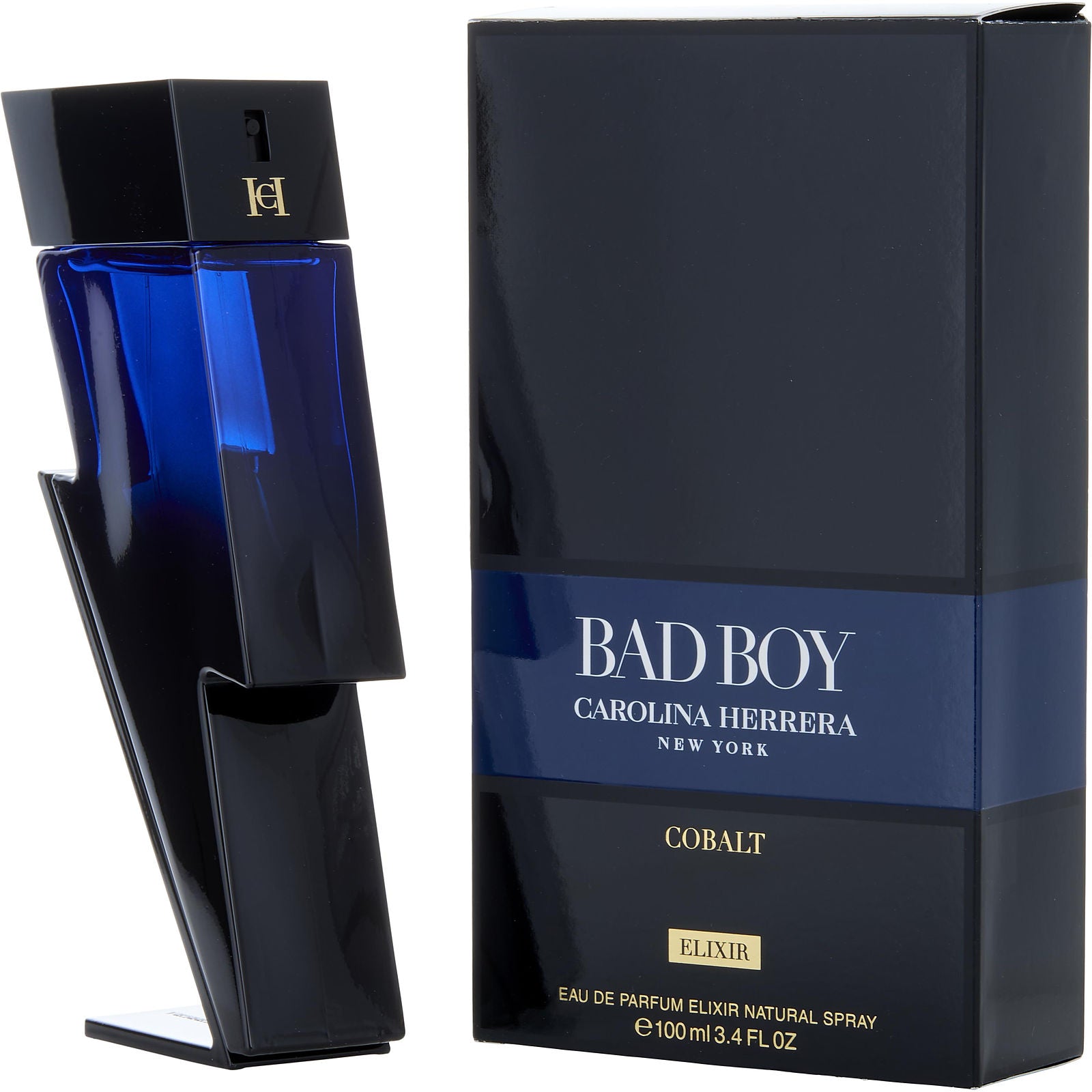  Carolina Herrera Bad Boy Cobalt Elixir EDP (M) - 2 - Privé Perfumes Honduras