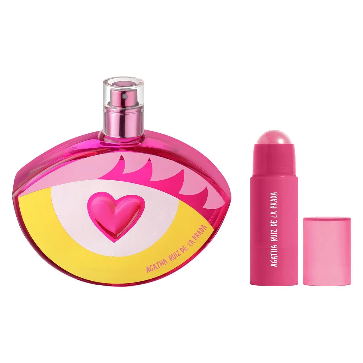 Estuche Agatha Ruiz de la Prada Look EDT (W) / 2 Pc SP 80 ml; Makeup Stick - 3 - Privé Perfumes Honduras