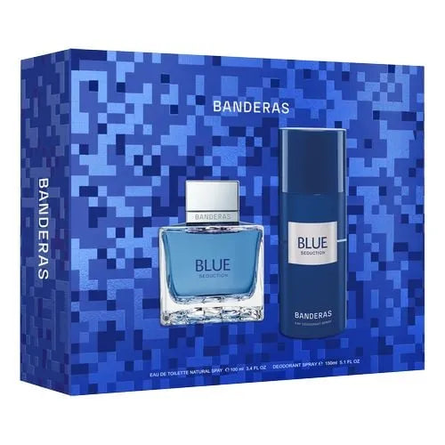 Estuche Antonio Banderas Blue Seduction EDT (M) / 2 Pc SP 100 ml; DEO 150 ml - 1 - Privé Perfumes Honduras