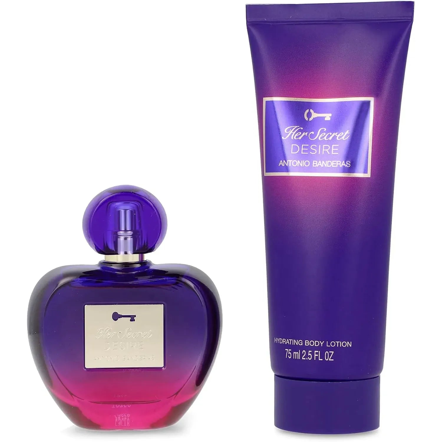 Estuche Antonio Banderas Her Secret Desire EDT (W) / 2 Pc SP 80 ml; BL 75 ml - 2 - Privé Perfumes Honduras