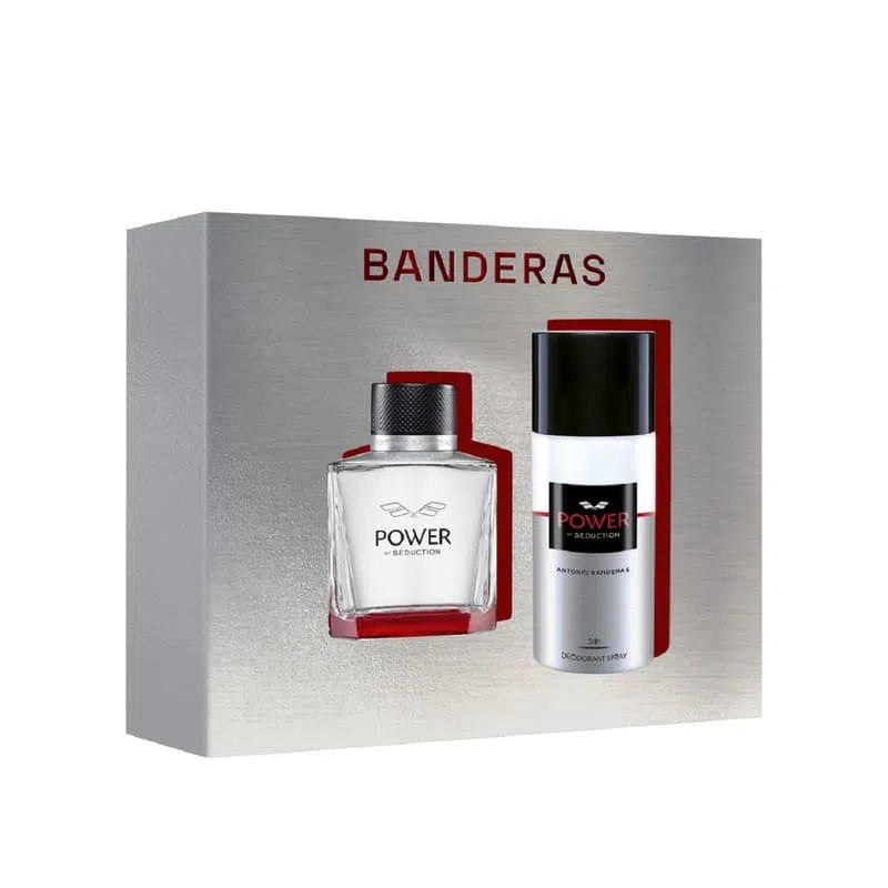 Estuche Antonio Banderas Power of Seduction EDT (M) / 2 Pc SP 100 ml; DEO 150 ml - 1 - Privé Perfumes Honduras
