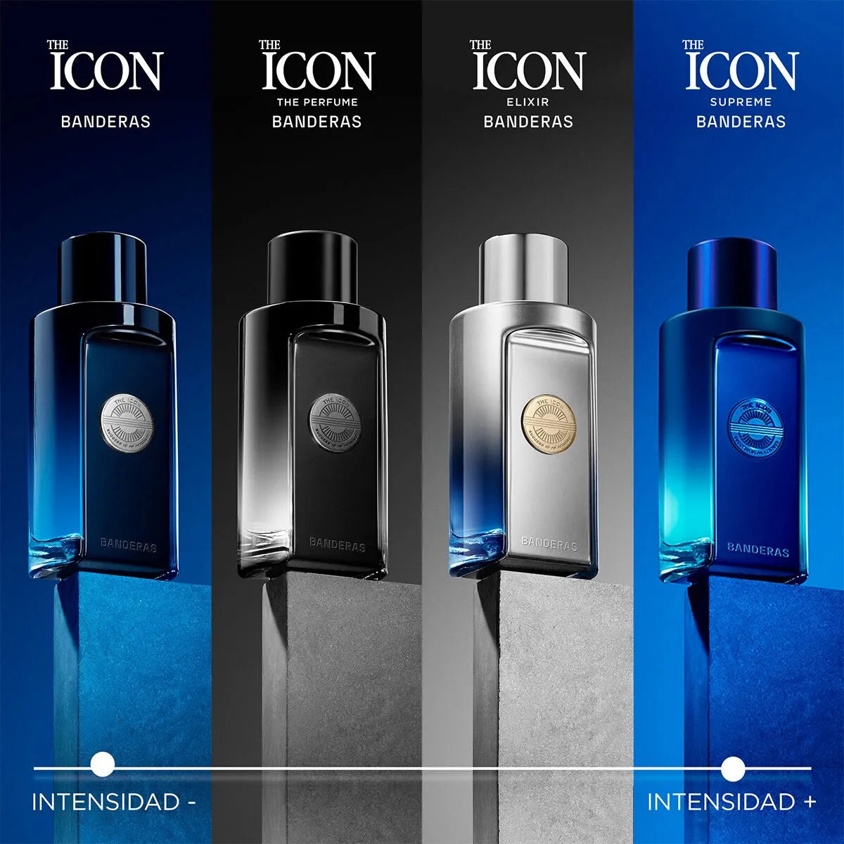 Estuche Antonio Banderas The Icon EDP (M) / 2 Pc SP 100 ml; DEO 150 ml - 6 - Privé Perfumes Honduras