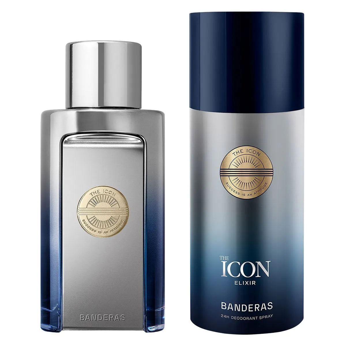Estuche Antonio Banderas The Icon Elixir EDP (M) / 2 PC SP 100 ml; DEO 150 ml - 3 - Privé Perfumes Honduras