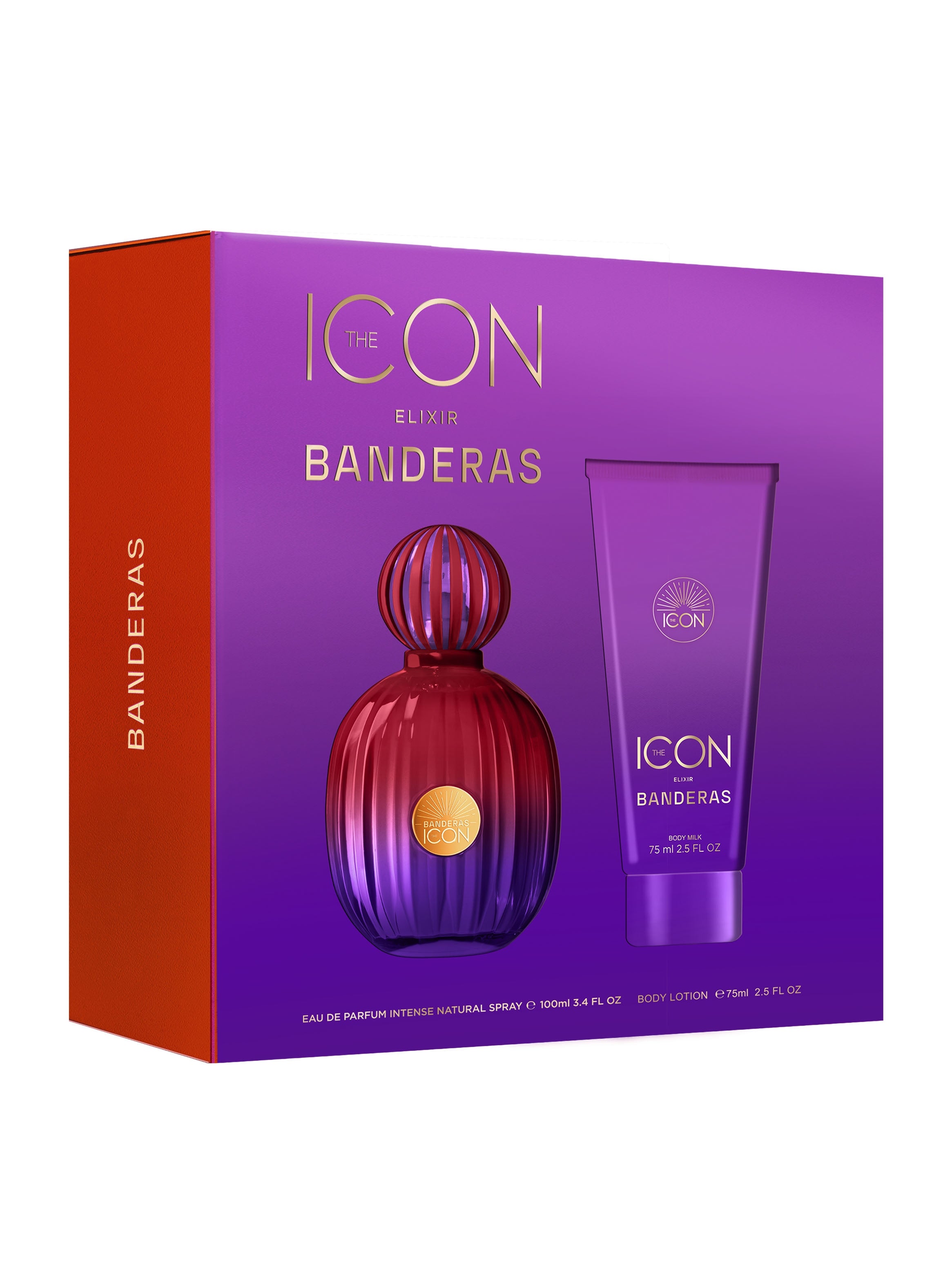 Estuche Antonio Banderas The Icon Elixir Woman EDP (W) / 2 Pc SP 100 ml; BL 75 ml - 3 - Privé Perfumes Honduras