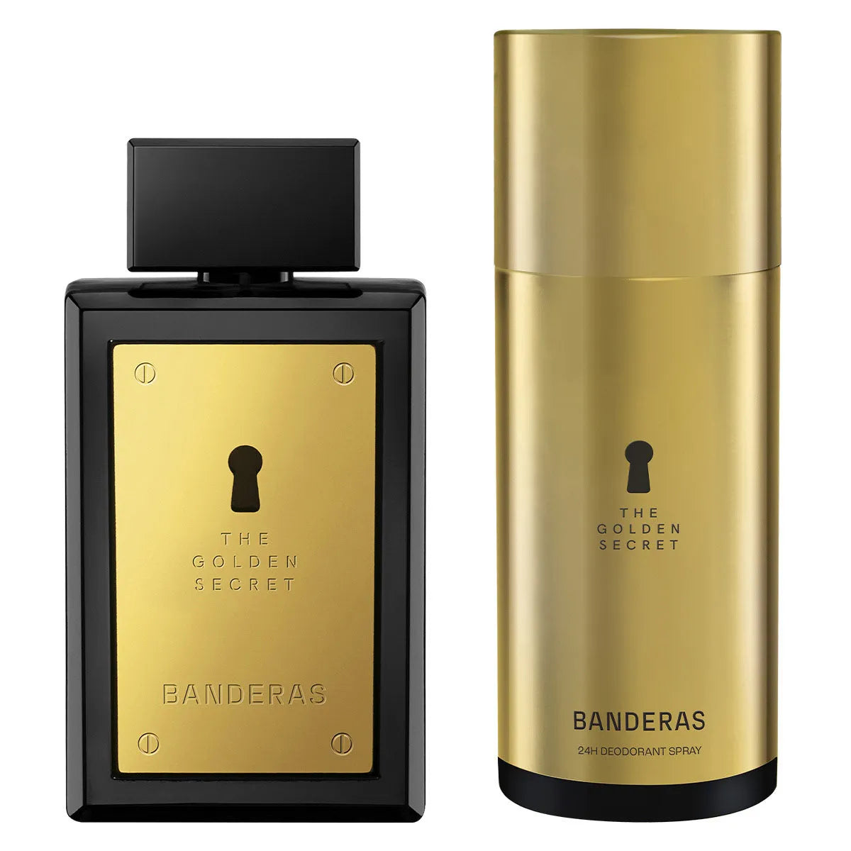Estuche Antonio Banderas The Secret Golden EDT (M) / 2 Pc SP 100 ml; DEO 150 ml - 3 - Privé Perfumes Honduras
