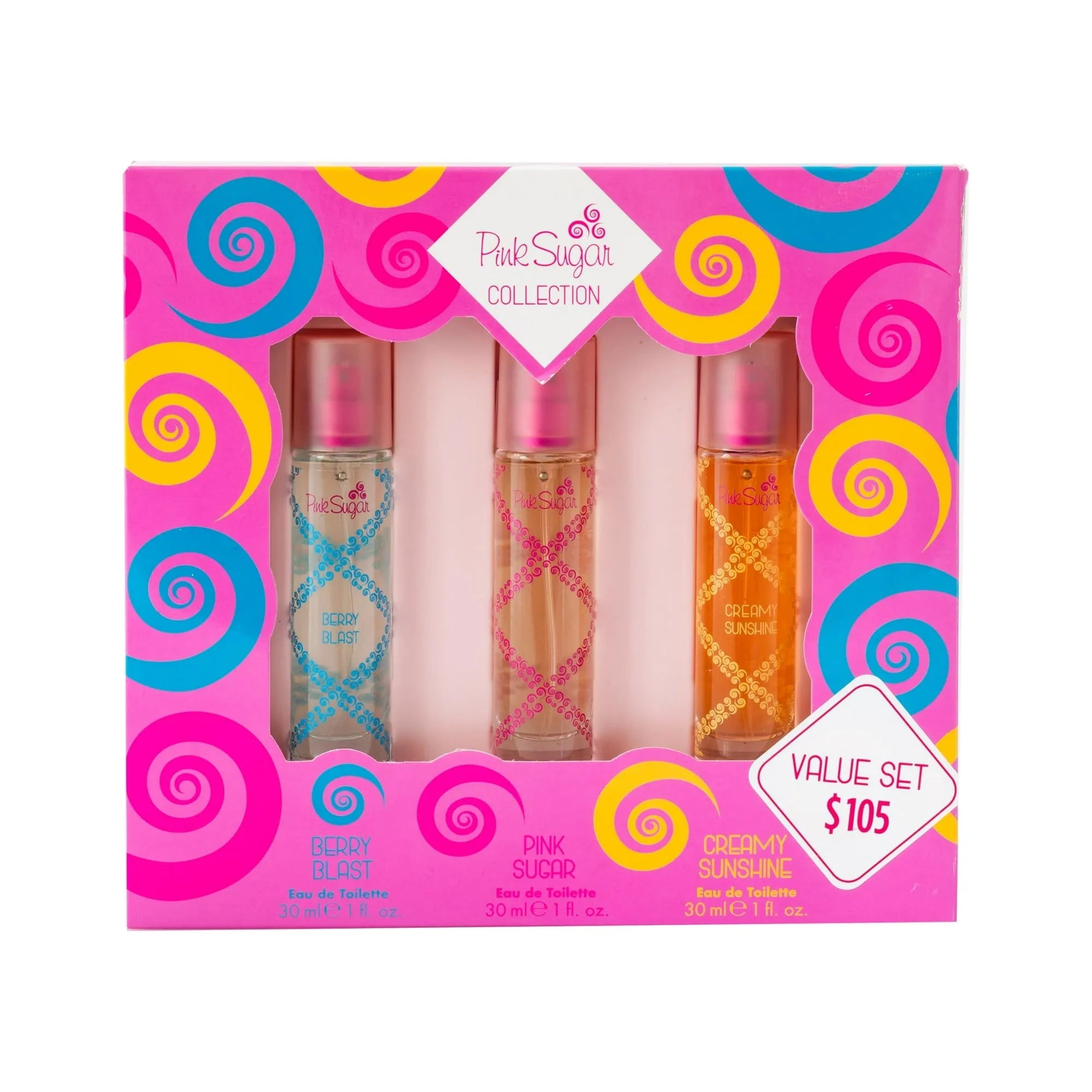 Estuche Aquolina Pink Sugar Collection EDT (W) / 3 Pc SP 30 ml; SP 30 ml; SP 30 ml - 1 - Privé Perfumes Honduras