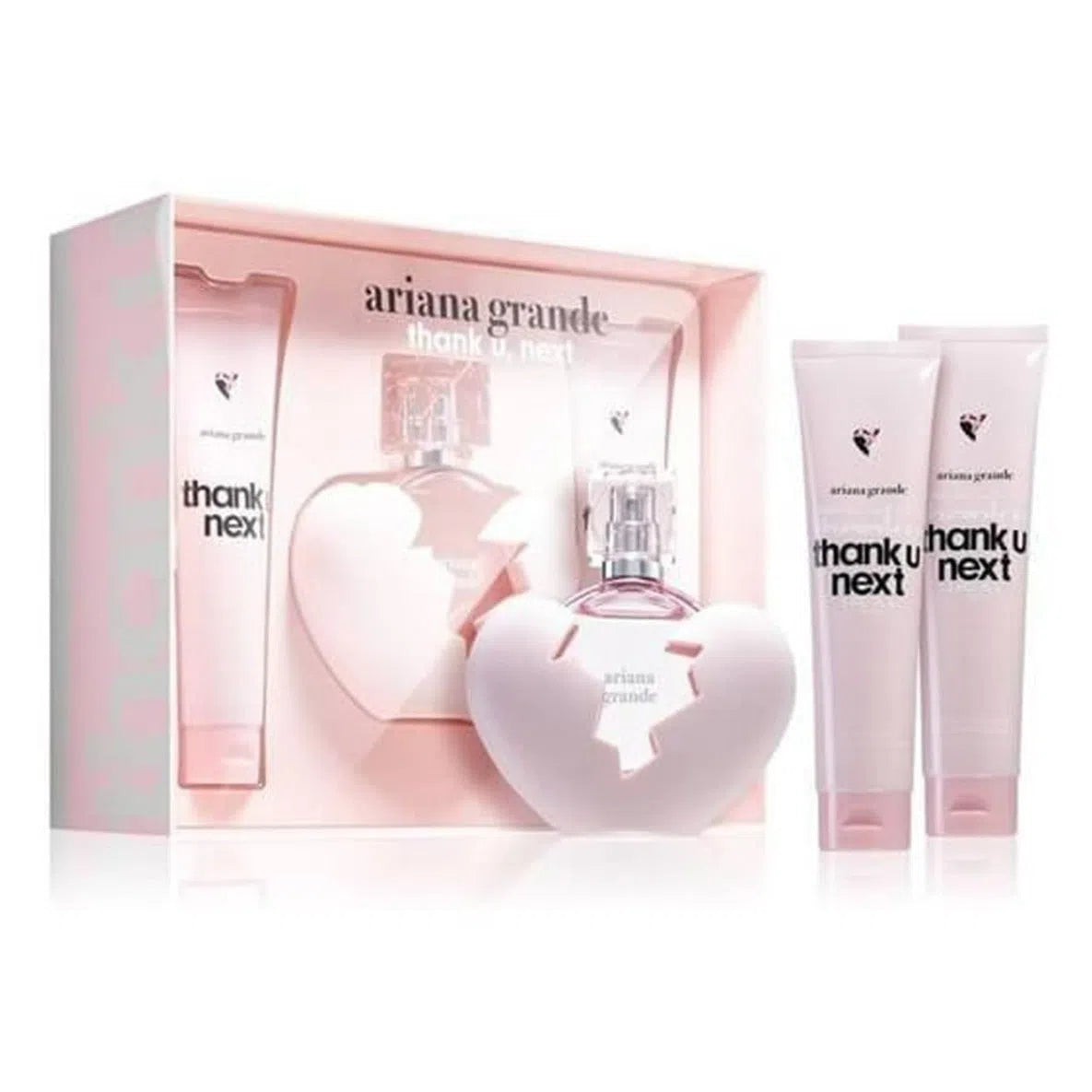 Estuche Ariana Grande Thank U Next EDP (W) / 3 Pc SP 100 ml; BL 100 ml; SG 100 ml - 1 - Privé Perfumes Honduras