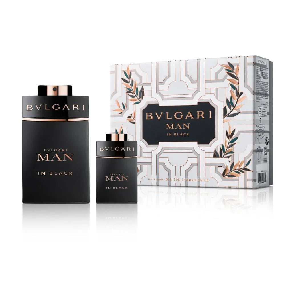 Estuche Bvlgari Man in Black EDP (M) / 2 Pc SP 100 ml; SP 15 ml - 1 - Privé Perfumes Honduras