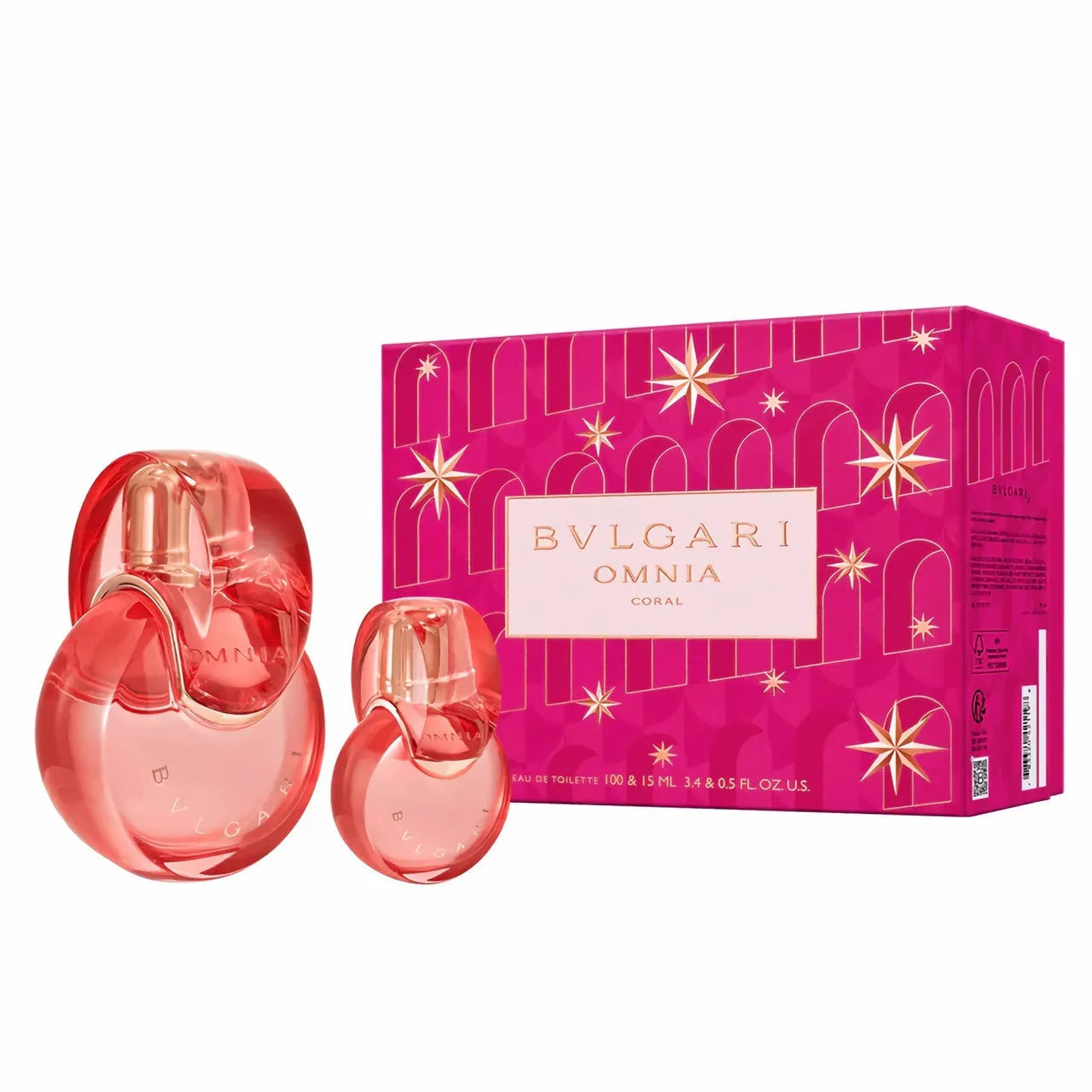 Estuche Bvlgari Omnia Coral EDT (W) / 2 Pc SP 65 ml; SP 15 ml - 1 - Privé Perfumes Honduras