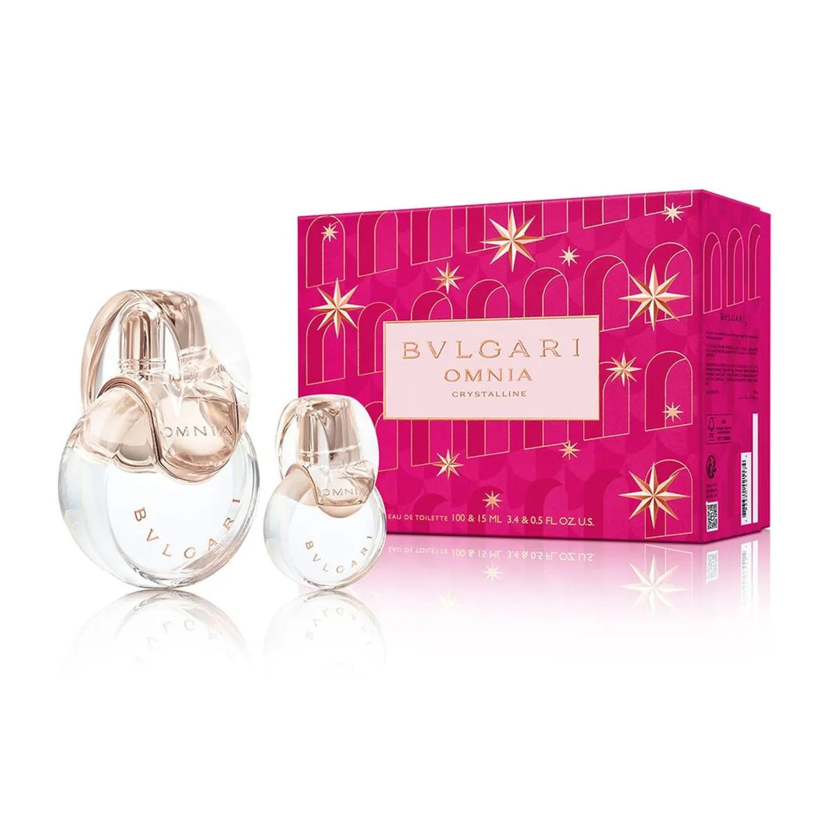 Estuche Bvlgari Omnia Crystalline EDT (W) / 2 Pc SP 100 ml; SP 15 ml - 2 - Privé Perfumes Honduras