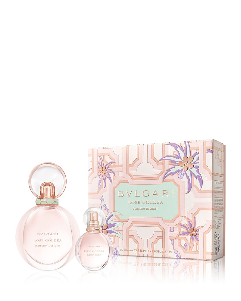 Estuche Bvlgari Rose Goldea Blossom Delight EDP (W) / 2 Pc SP 75 ml; Mini SP 15 ml - 1 - Privé Perfumes Honduras