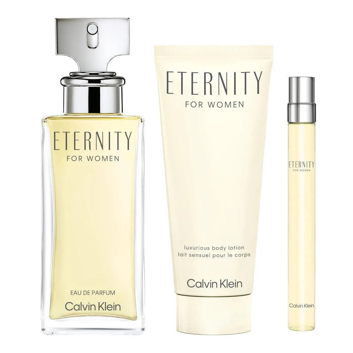 Estuche Calvin Klein Eternity For Women EDP (W) / 3 Pc SP 100 ml; BL 100 ml; SP 10 ml - 2 - Privé Perfumes Honduras