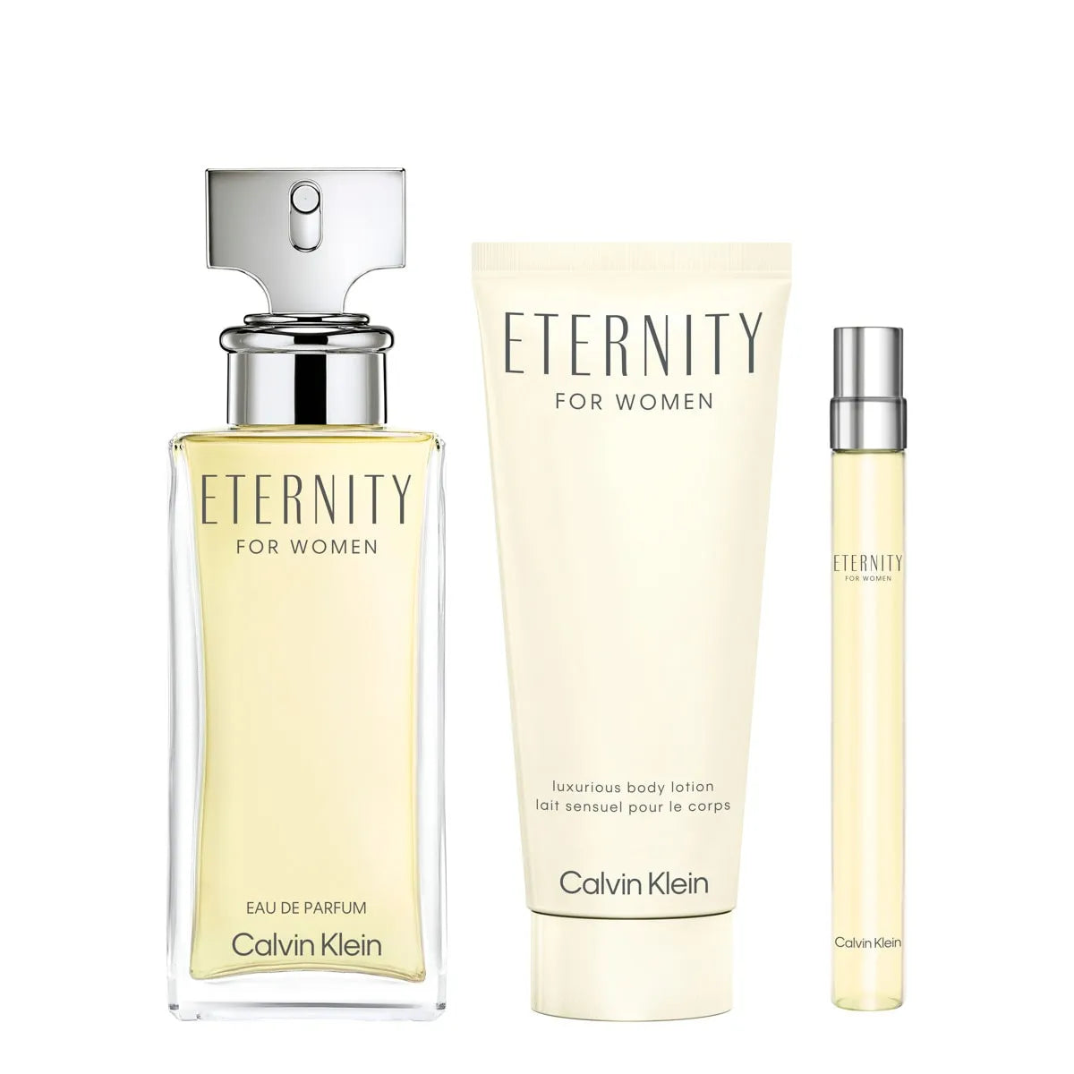 Estuche Calvin Klein Eternity For Women EDP (W) / 3 Pc SP 100 ml; BL 200 ml; SP 10 ml - 3 - Privé Perfumes Honduras
