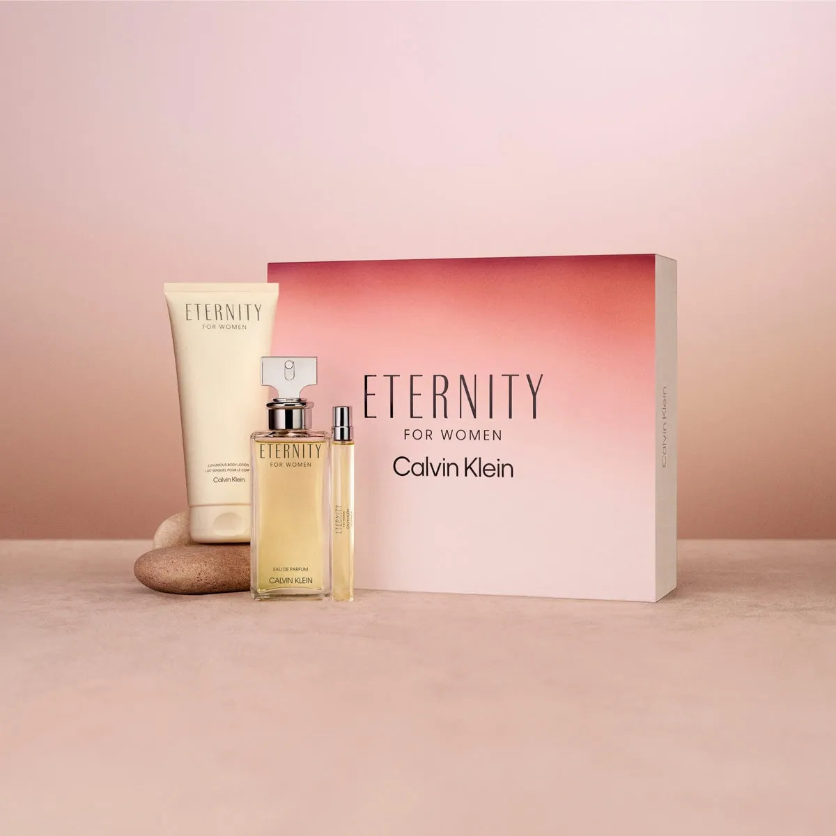 Estuche Calvin Klein Eternity For Women EDP (W) / 3 Pc SP 100 ml; BL 200 ml; SP 10 ml - 5 - Privé Perfumes Honduras