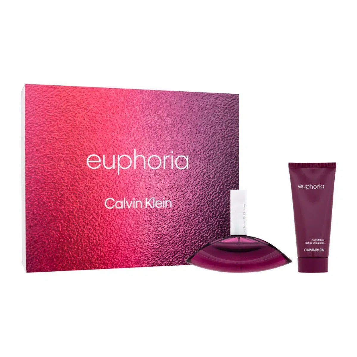 Estuche Calvin Klein Euphoria EDP (W) / 2 Pc SP 100 ml; BL 100 ml UL - 1 - Privé Perfumes Honduras