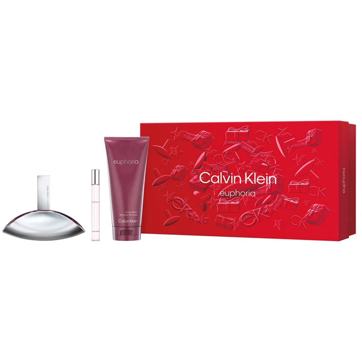 Estuche Calvin Klein Euphoria EDP (W) / 3 Pc SP 100 ml; BL 200 ml; SP 10 ml - 1 - Privé Perfumes Honduras