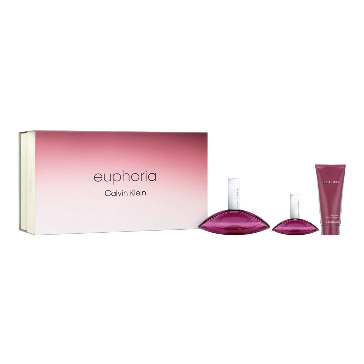 Estuche Calvin Klein Euphoria EDP (W) / 3 Pc SP 100 ml; Mini SP 30 ml; BL 100 ml - 2 - Privé Perfumes Honduras