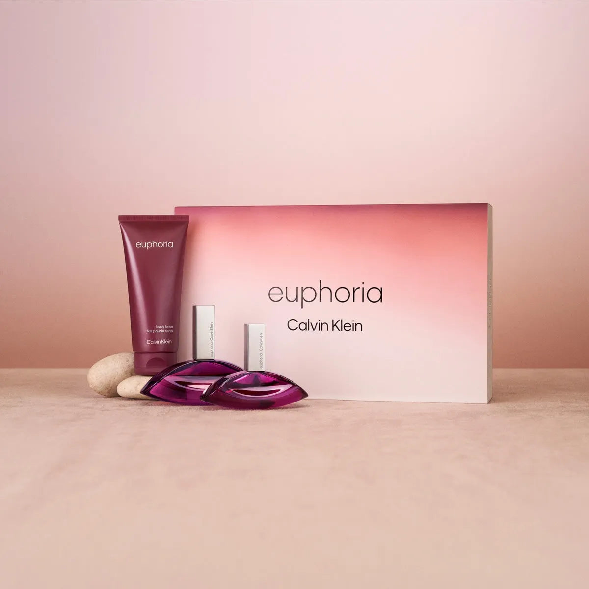 Estuche Calvin Klein Euphoria EDP (W) / 3 Pc SP 100 ml; Mini SP 30 ml; BL 100 ml - 5 - Privé Perfumes Honduras