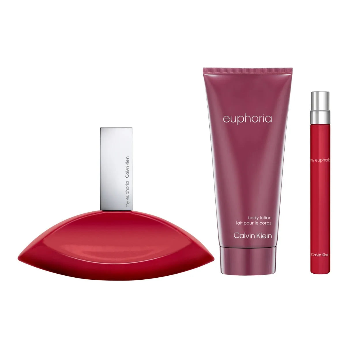 Estuche Calvin Klein My Euphoria EDP (W) / 3 Pc SP 100 ml; Mini SP 10 ml; BL 100 ml - 5 - Privé Perfumes Honduras
