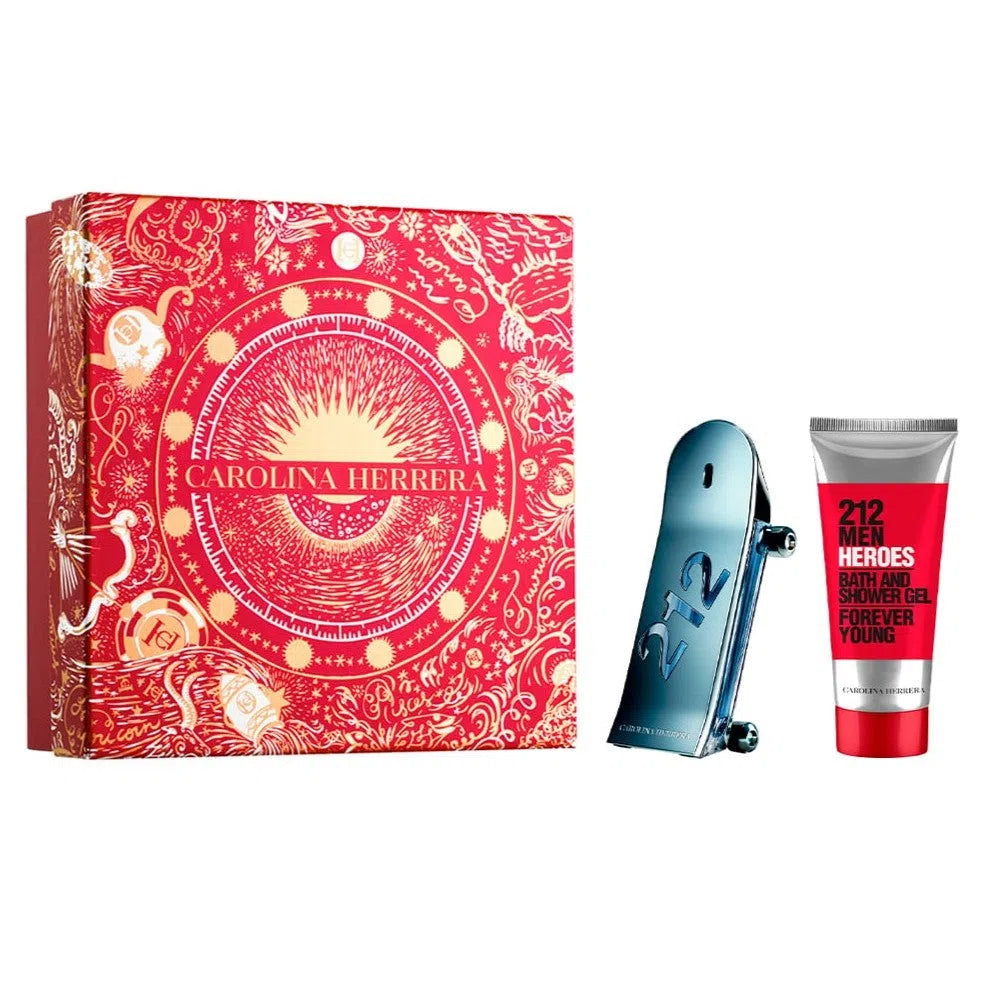 Estuche Carolina Herrera 212 Forever Young EDT (M) / 2 Pc SP 90 ml; SG 100 ml - 1 - Privé Perfumes Honduras