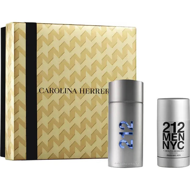 Estuche Carolina Herrera 212 Men NYC EDT (M) / 2 Pc SP 100 ml;DEO - 1 - Privé Perfumes Honduras