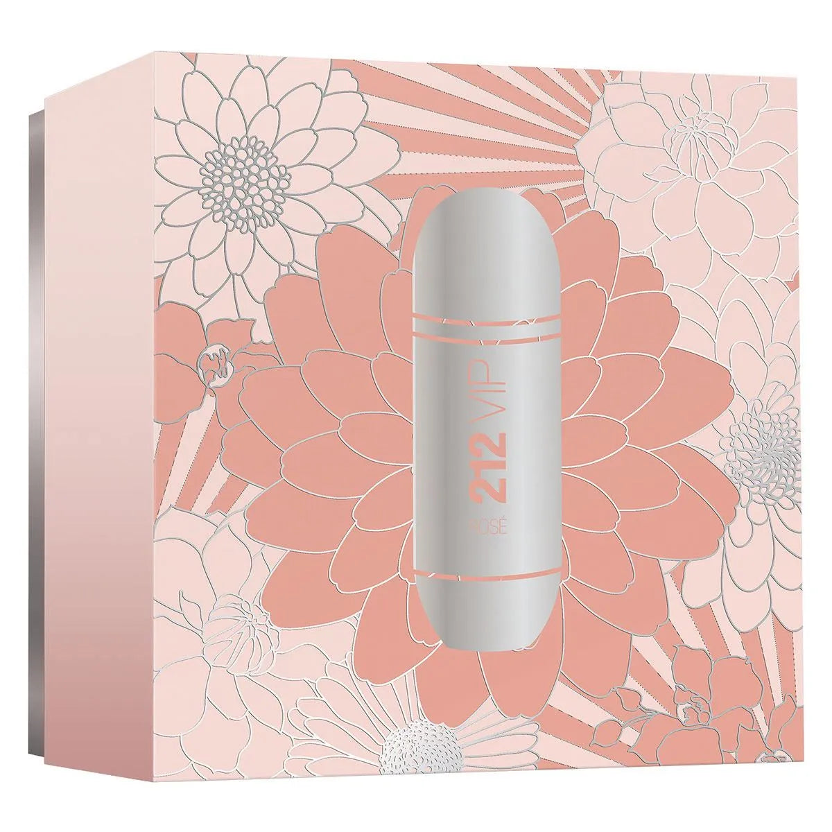 Estuche Carolina Herrera 212 VIP Rose EDP (W) / 3 Pc SP 80 ml; BL 100 ml; Mini - 4 - Privé Perfumes Honduras