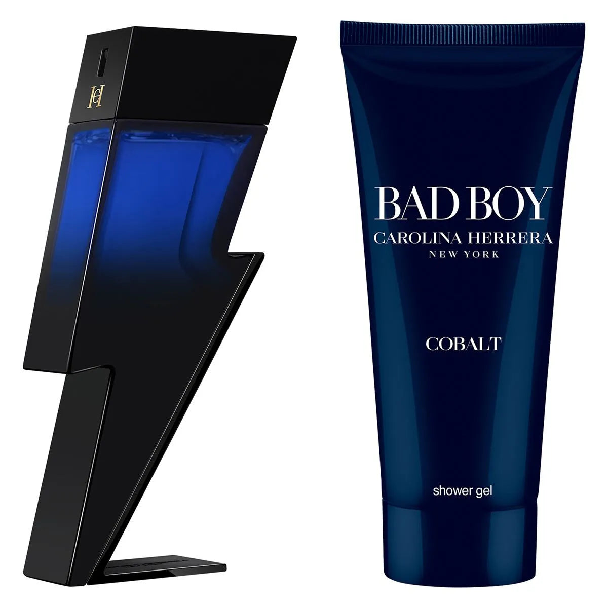 Estuche Carolina Herrera Bad Boy Cobalt Elixir EDP (M) / 2 Pc SP 100 ml; SG 100 ml - 3 - Privé Perfumes Honduras