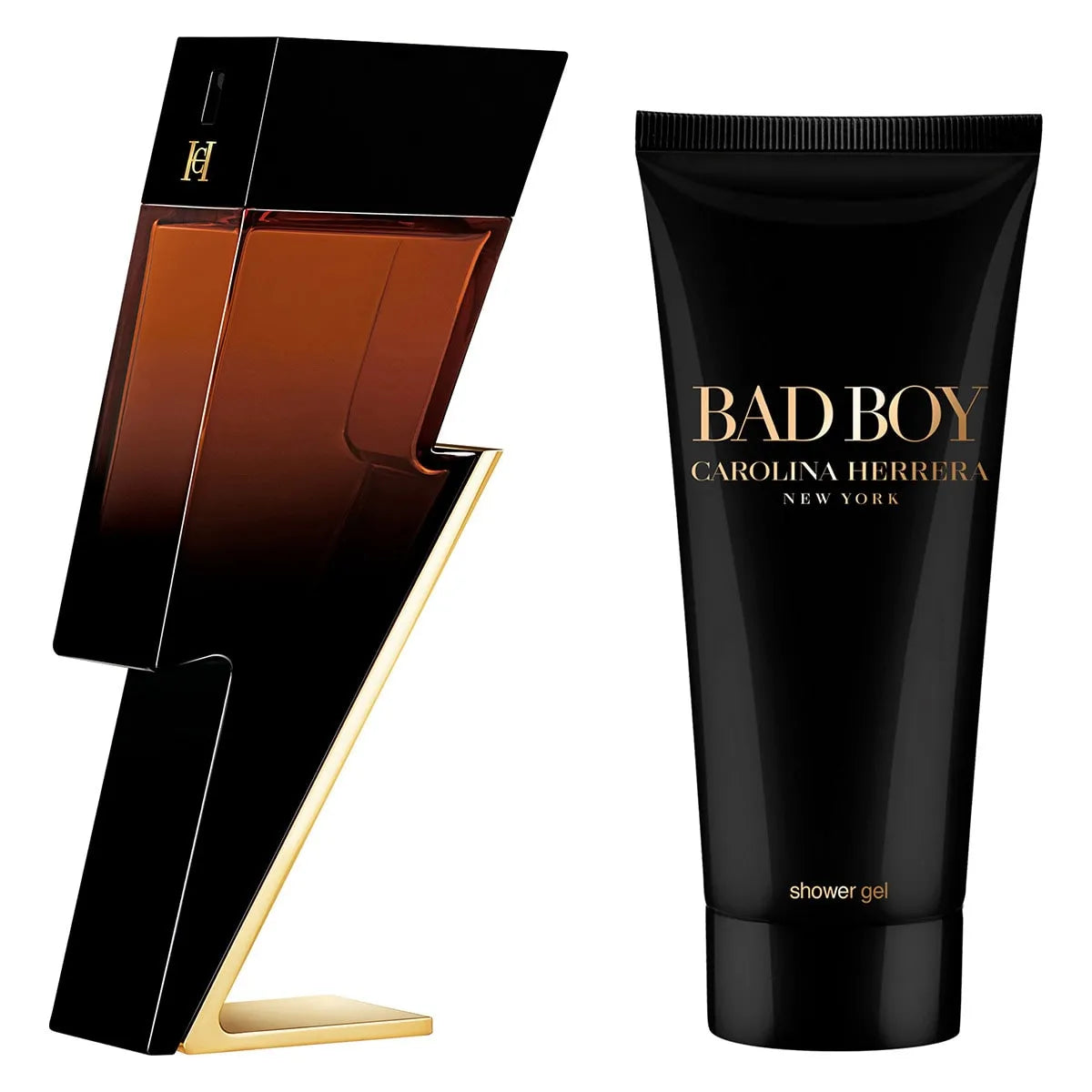 Estuche Carolina Herrera Bad Boy Elixir Parfum (M) / 2 Pc SP 100 ml; SG 100 ml - 3 - Privé Perfumes Honduras