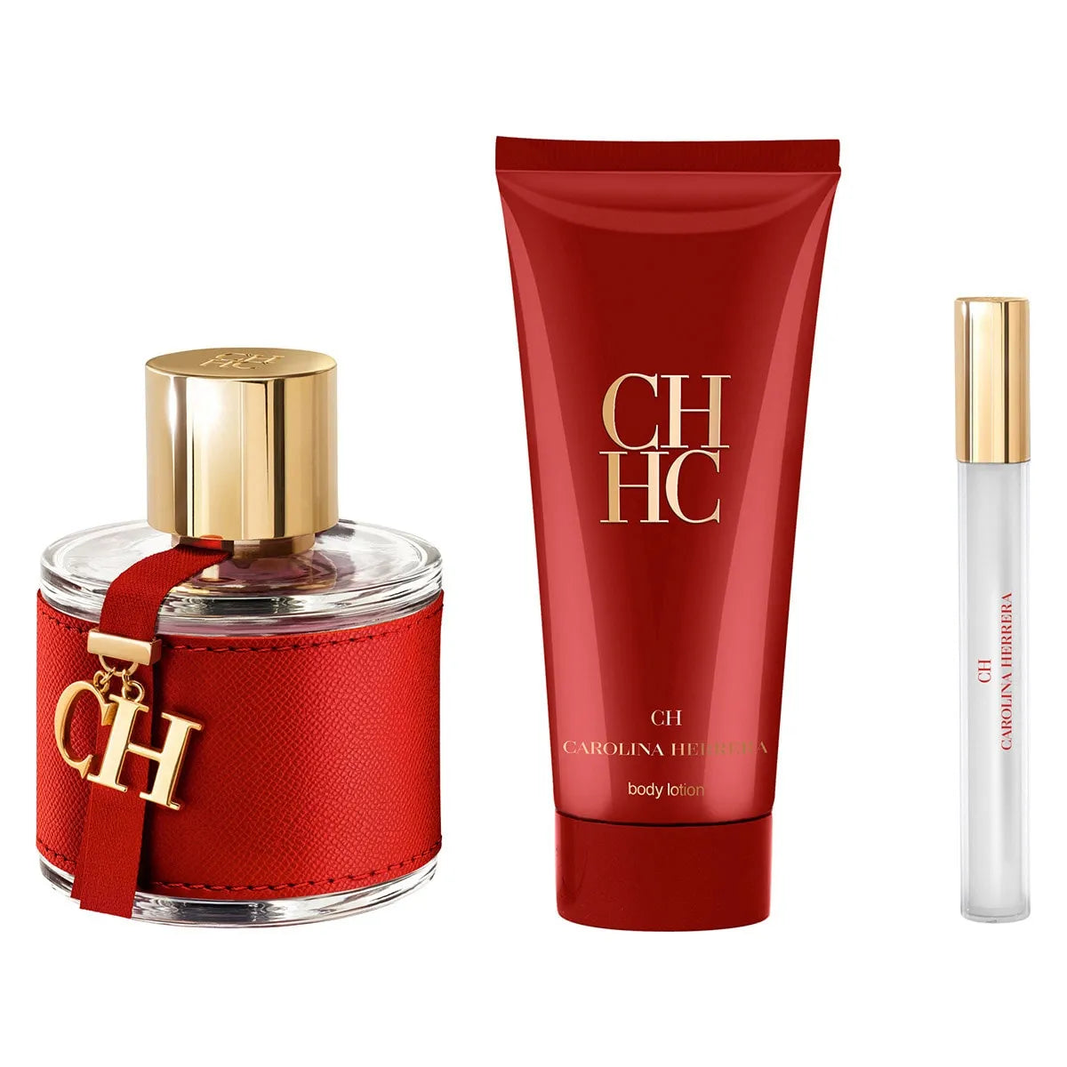 Estuche Carolina Herrera CH EDT (W) / 3 Pc SP 100 ml; BL 100 ml; SP 10 ml - 3 - Privé Perfumes Honduras