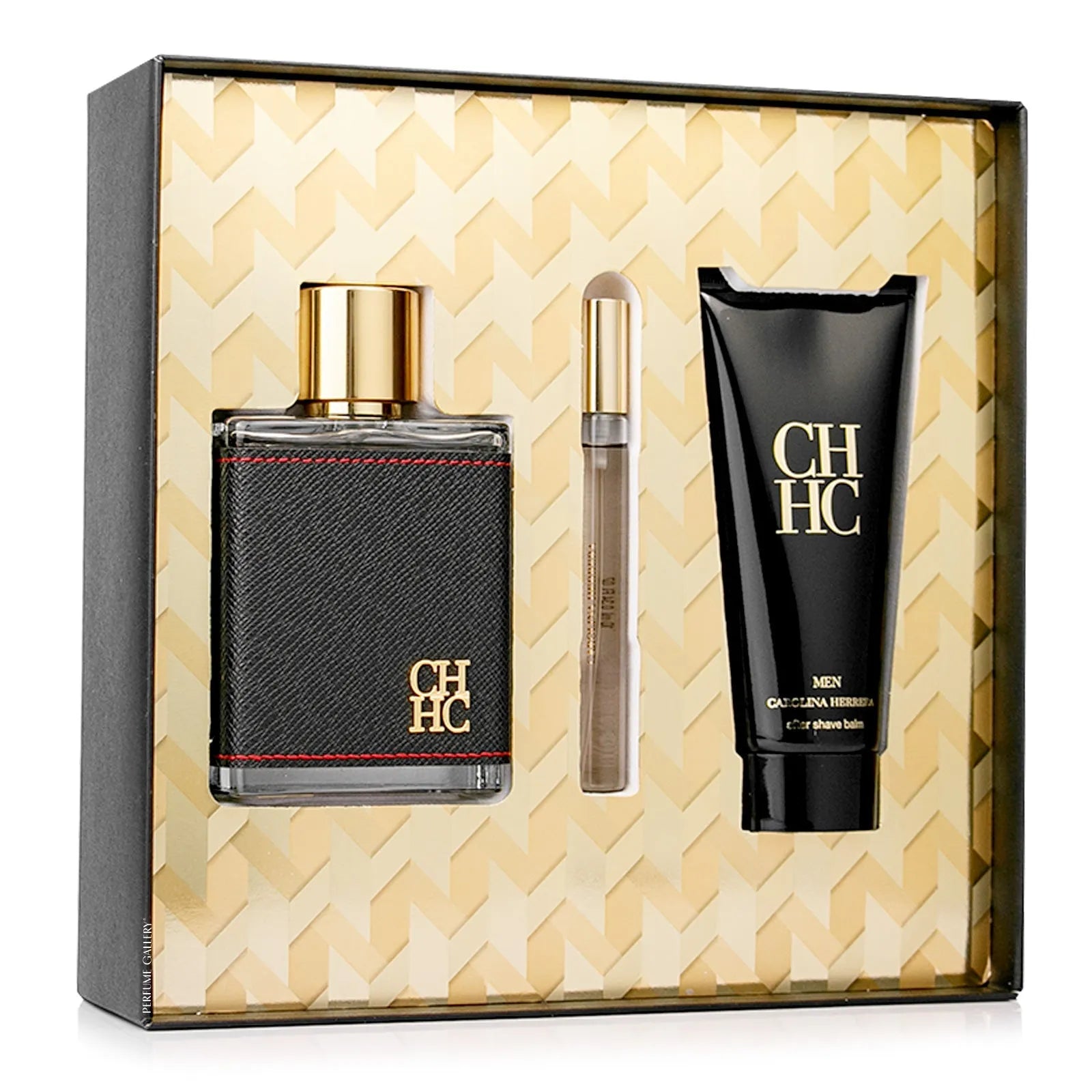 Estuche Carolina Herrera CH Men EDT (M) / 3 Pc SP 100 ml; SP 10 ml; AS 100 ml - 1 - Privé Perfumes Honduras