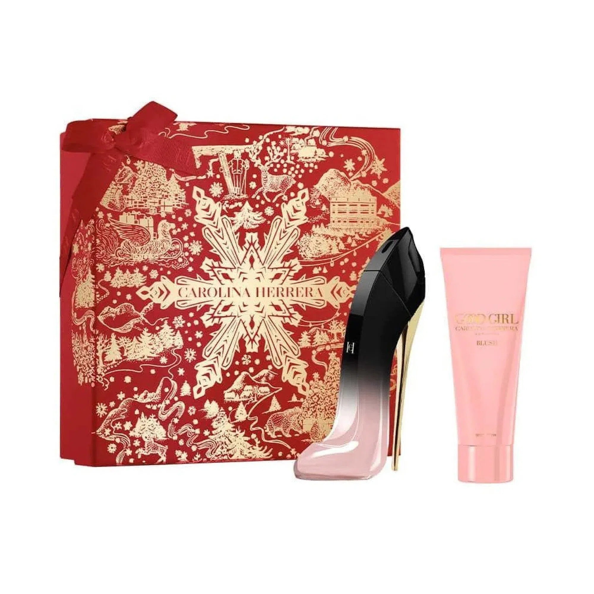 Estuche Carolina Herrera Good Girl Blush Elixir EDP (W) / 2 Pc SP 80 ml; BL 100 ml - 8411061101803- 1 - Prive Perfumes Honduras