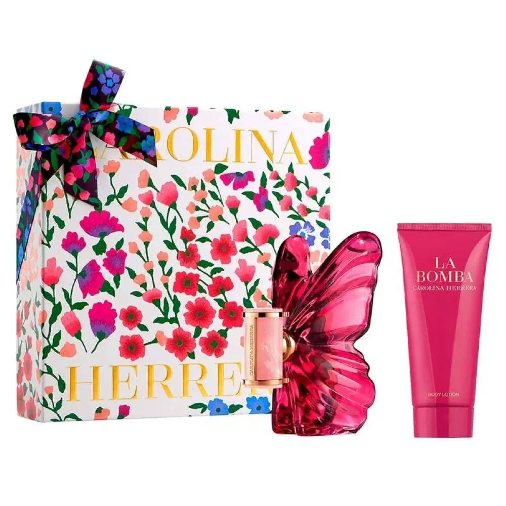 Estuche Carolina Herrera La Bomba EDP (W) / 2 Pc SP 80 ml; BL 100 ml - 1 - Privé Perfumes Honduras